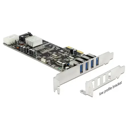 Delock PCI Express Card > 4 x external USB 3.0 Quad Channel