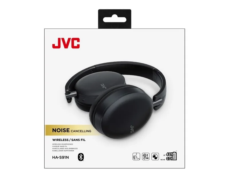 JVC Hörlur Over-Ear Svart ANC HA-S91N