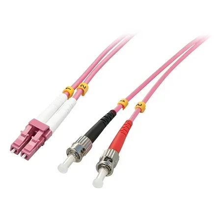 Lindy 46353 InfiniBand- och fiberoptisk kabel 5 m LC ST rosa