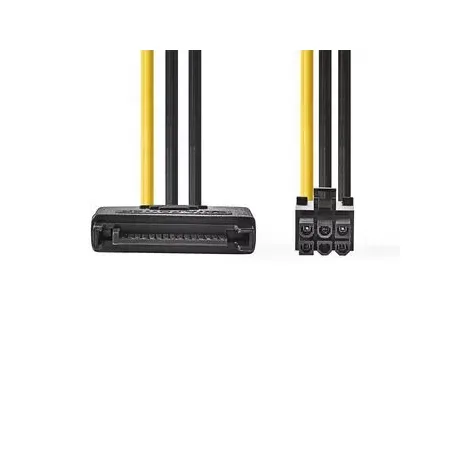 Nedis strömadapter 6-pin PCIe till SATA 0,15 m