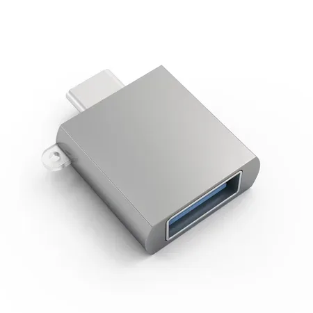 Satechi ST-TCUAM adapter USB-A till USB-C, grå