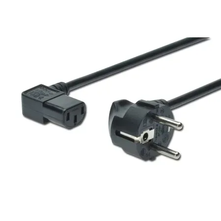 Digitus AK-440102-018-S strömkabel CEE 7/7 till IEC C13, 1,8 m, svart