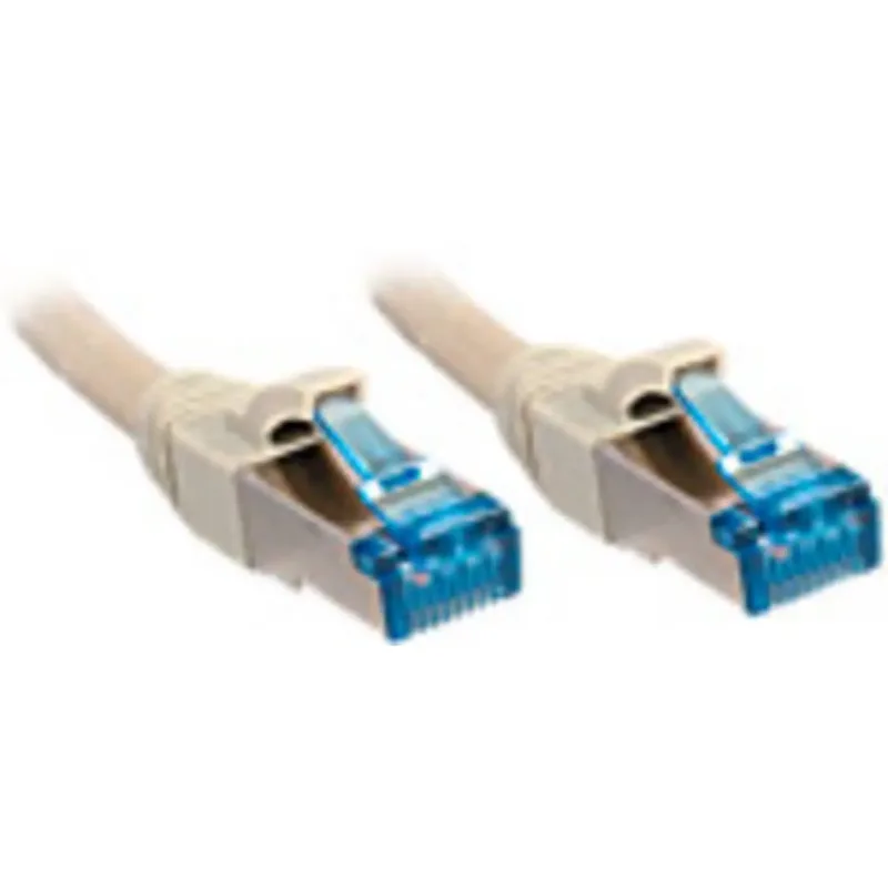 LINDY 47139 RJ45 Nätverkkabel, Patchkabel CAT 6A S/FTP 15.00 m Grå 1 st