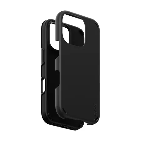 CARE by PanzerGlass Double Defense mobilskal för iPhone 16 Pro Max, svart