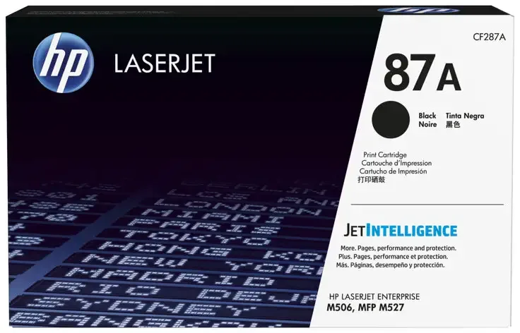 HP 87A - Svart - original - LaserJet - tonerkassett