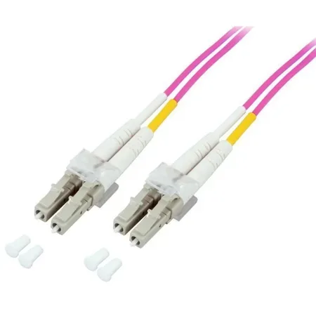 Techly LC M-M InfiniBand- och fiberoptisk kabel 20 m fuchsia