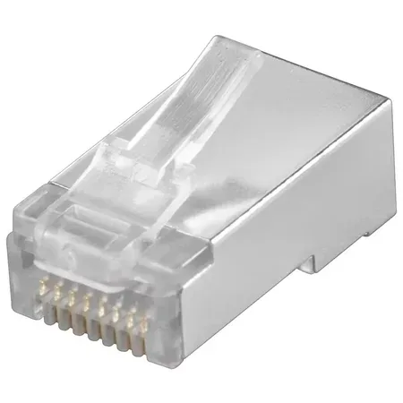 Goobay 15016 RJ45-kontakt Cat5e transparent