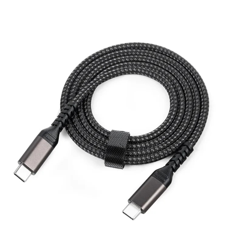 USB-C till USB-C-kabel 5A/20V PD 100W Black 2 m