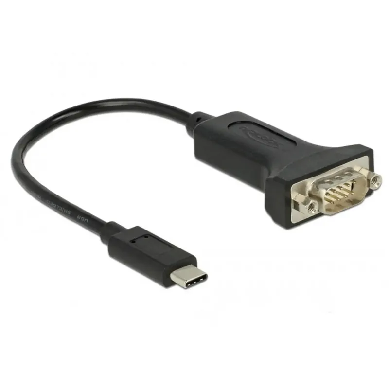 Delock - USB / seriell kabel - 24 pin USB-C till DB-9