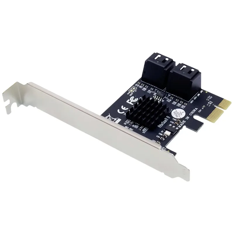 Conceptronic EMRICK 4-Port-SATA-PCIe-Adapter mit SATA-Kabel SATA-kontroller SATA PCIe