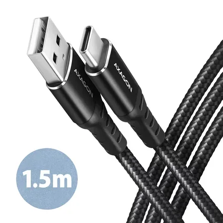Axagon BUCM-AM15AB USB-kabel USB 2.0 1,5 m USB A USB C