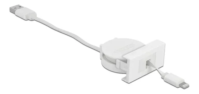 DeLOCK Easy 45-modul USB 2.0-kabel USB-A till Lightning 8-pin