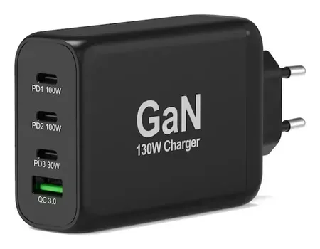 Port Designs 902107EU laddare, 3 x USB-C