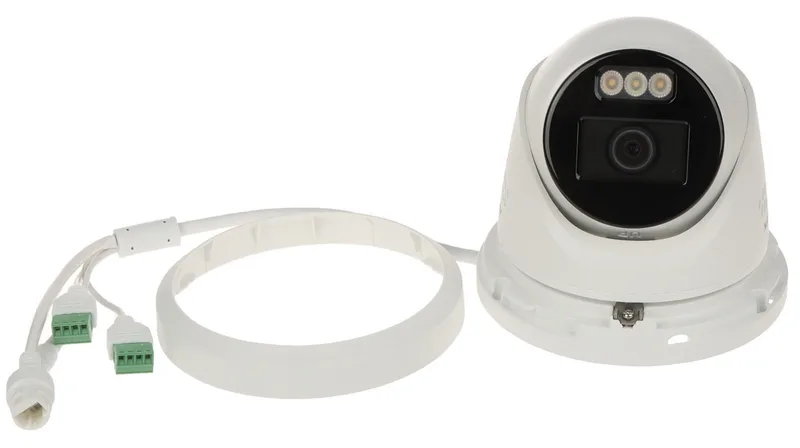 Hikvision DS-2CD2347G2-LSU/SL(2.8mm)(C) 4 MP ColorVu Strobe Light and Audible Warning Fixed Turret Network Camera