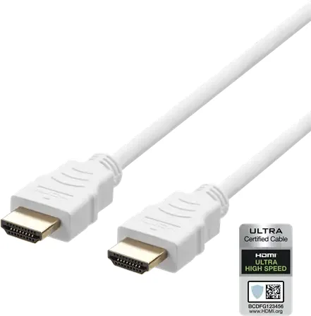DELTACO Ultra High Speed HDMI-kabel, 2m, eARC