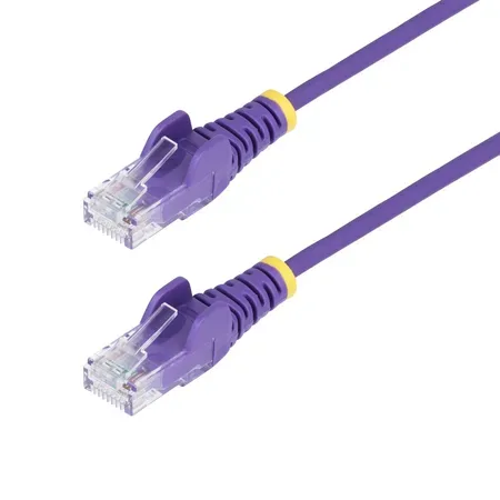 StarTech.com Cat6 nätverkskabel, smal, 1 m, lila