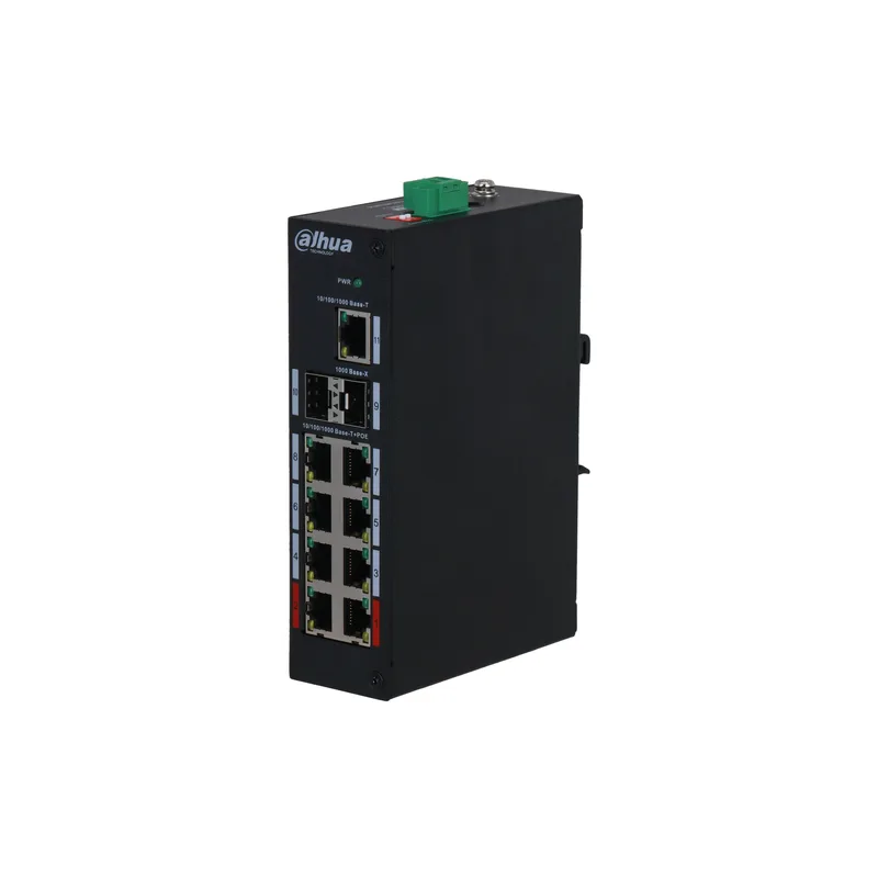 Dahua PFS3211-8GT-120-V2 11-portars skrivbordswitch utan hantering med 8-portar PoE