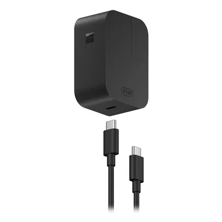 Microsoft Surface 45 W USB-C nätadapter, svart