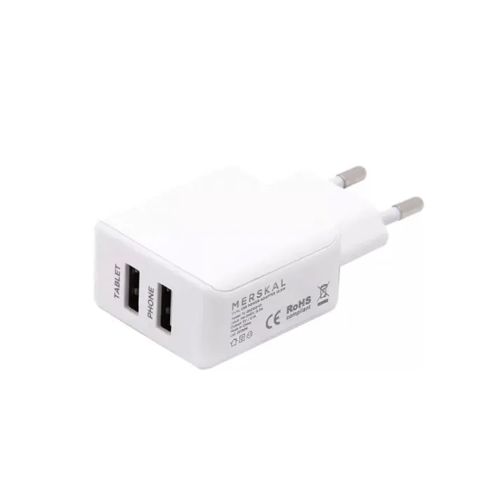 Merskal Dual USB Power Adapter 10W