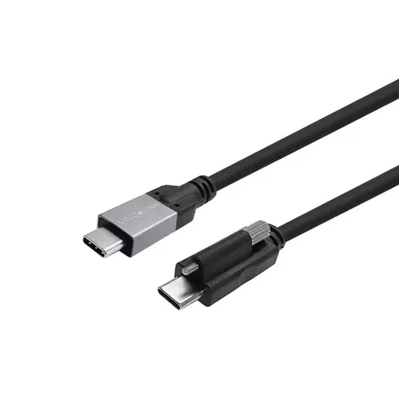 Vivolink USB-C-kabel med skruvlåsning, 4 m