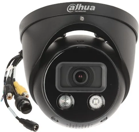 Dahua IPC-HDW3849H-AS-PV-0280B-S4-BLACK 8 MP Smart Dual Light Active Deterrence Fixed-focal Eyeball WizSense Network Camera