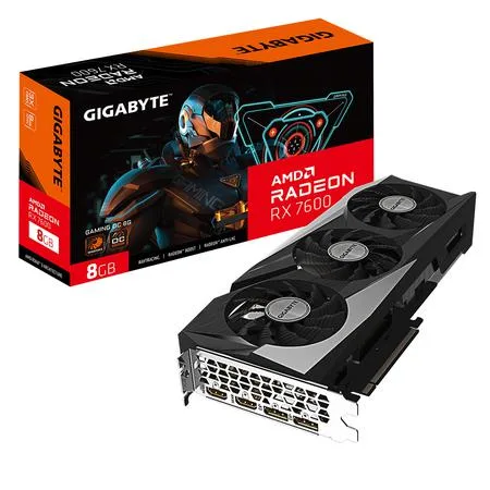 Gigabyte Radeon RX 7600 Gaming OC grafikkort 8 GB GDDR6