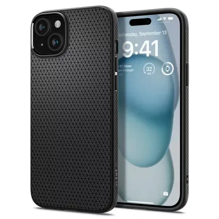 Spigen mobilskal till iPhone 15 i TPU med geometriskt mönster