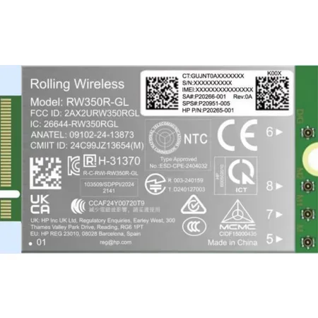 HP 4G LTE-AP Cat 19 WWAN