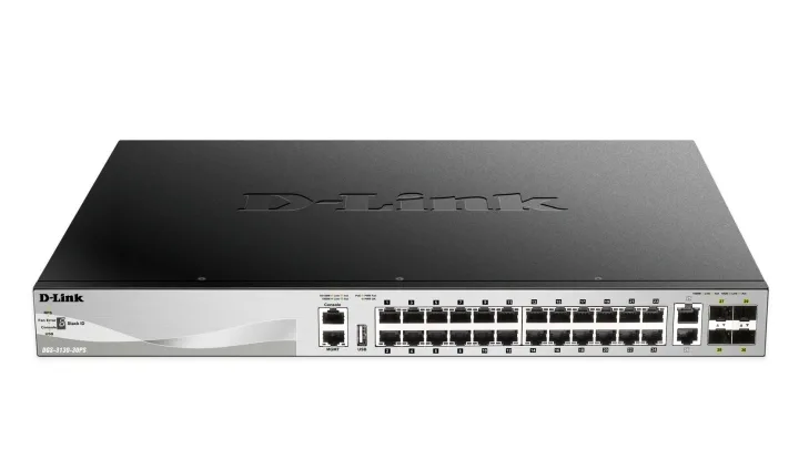 D-Link DGS 3130-30PS hanterad L3-switch