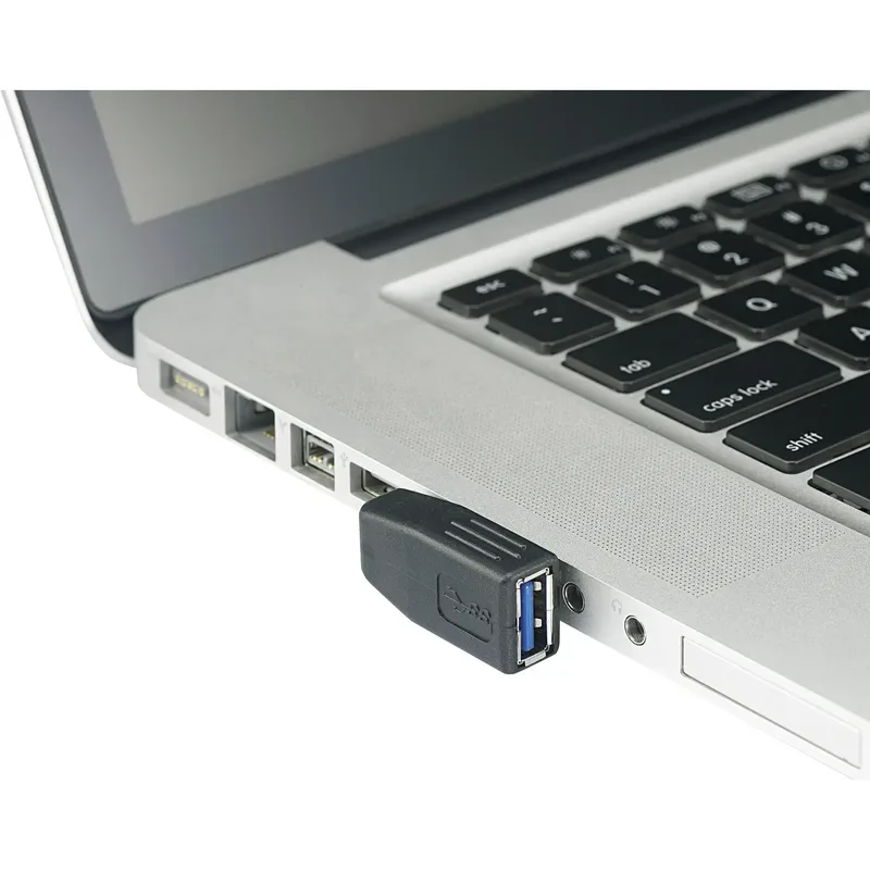 renkforce USB 3.0 adapter A-kontakt till A-uttag 90° vinklad åt höger i sidled