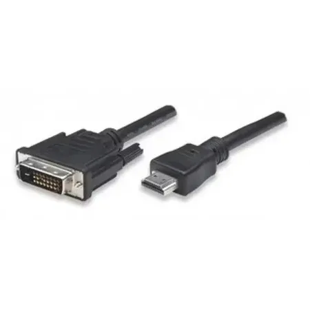 Techly ICOC-HDMI-D-030 HDMI till DVI-D-kabel 3 m, svart