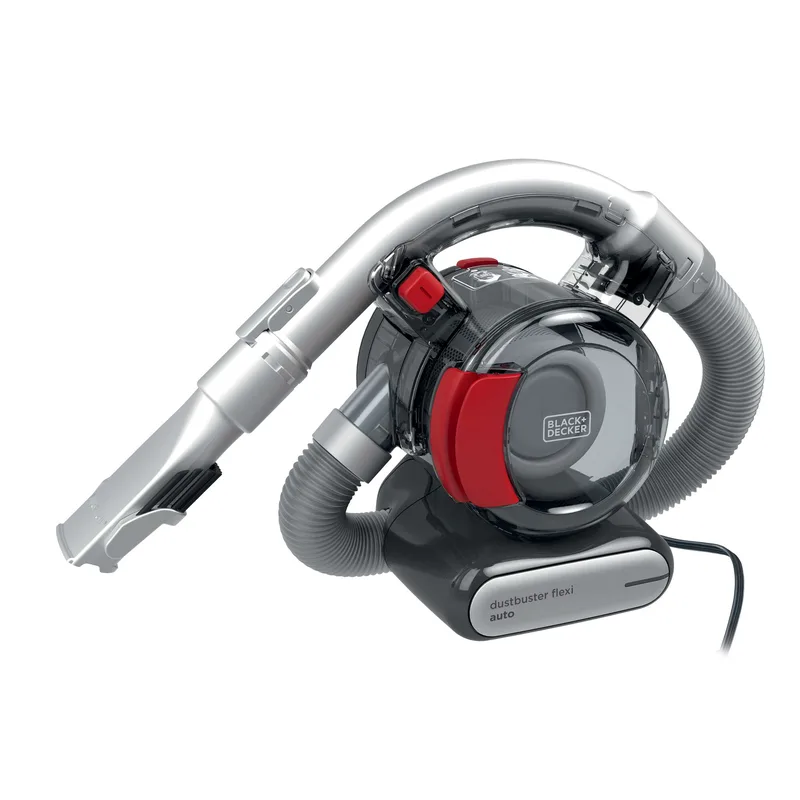 BLACK+DECKER DustBuster Flexi Auto PD1200AV Handdammsugare 12,5W 0,56 liter Röd/grå