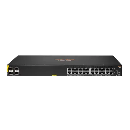 HPE Aruba Networking CX 6100 24G Class4 PoE 4SFP+ 370W switch
