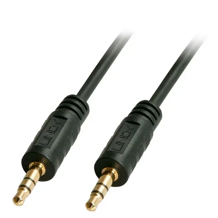 Lindy 35641 ljudkabel 3,5 mm 1 m, svart
