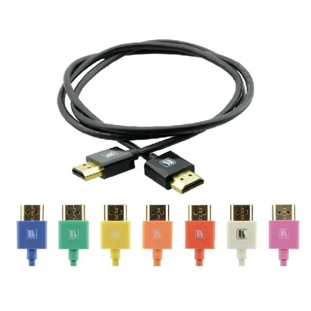 Kramer C-HM/HM/PICO/BK-3 HDMI-kabel med Ethernet, 0,9 m