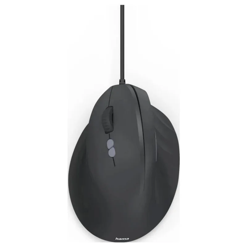 Hama ECM-500L WiFi mus Sladd Optisk Svart 7 Knappar 1800 dpi Ergonomisk