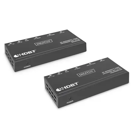 Digitus DS-55520 4K HDBaseT-sändare och -mottagare, 70 m