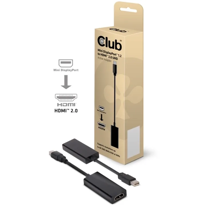 Club 3D CAC-2170 Mini DisplayPort 1.2 till HDMI 2.0-adapter