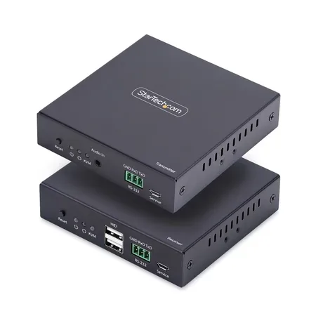 StarTech.com HDMI KVM Extender Over IP Network, 4K 60Hz, Driverless