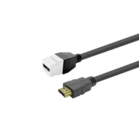 Vivolink Keystone vit HDMI-kabel, 7,5 m