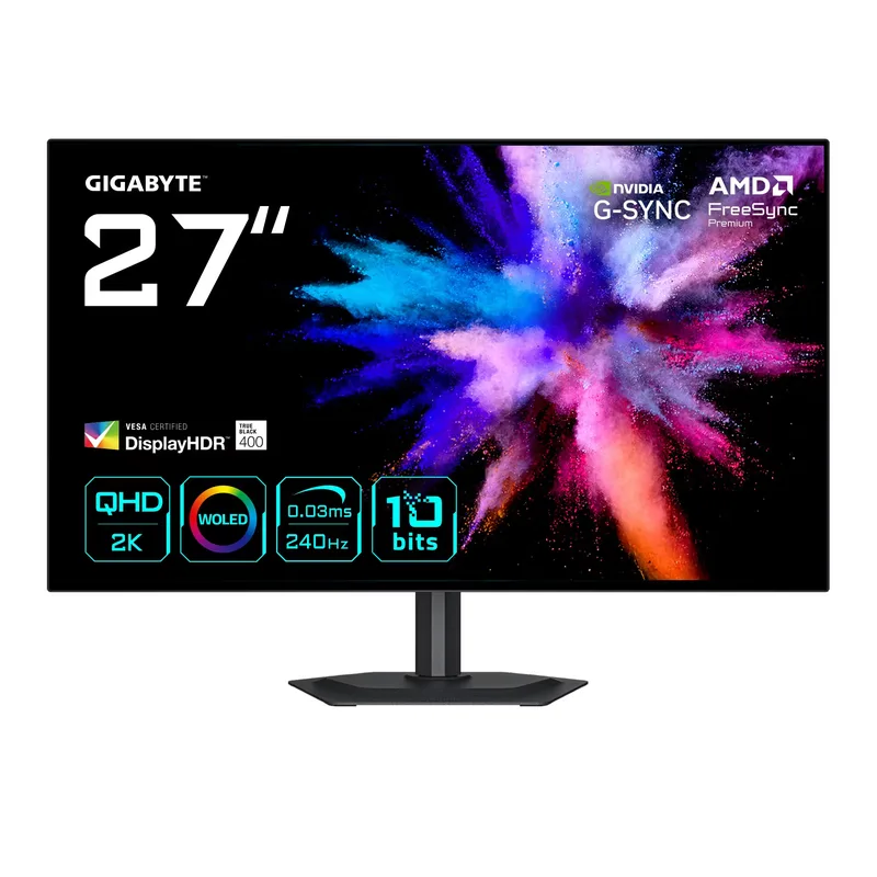 GIGABYTE GO27Q24G 27” OLED 2K QHD 240Hz Gamingskärm