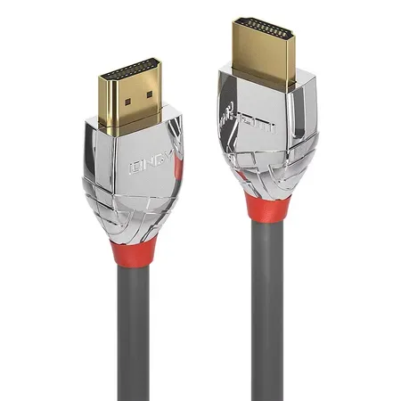 LINDY HDMI Anslutningskabel HDMI-A-kontakt, HDMI-A-kontakt 0.50 m Grå 37870 4K UHD HDMI-kabel