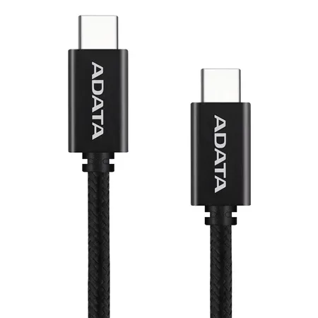 ADATA USB-C till USB-C-kabel, USB 2.0, 2 m, svart