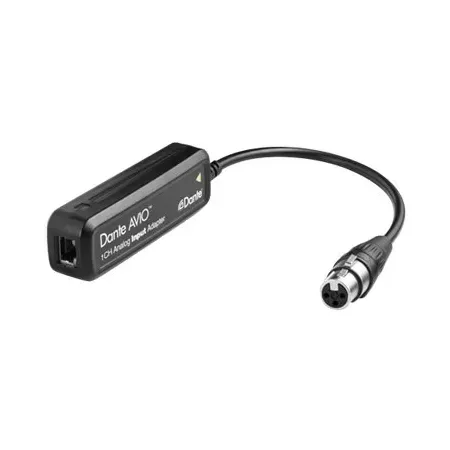 Audinate Dante AVIO 1Ch Analog Input Adapter slutpunkt för Dante ljudingång