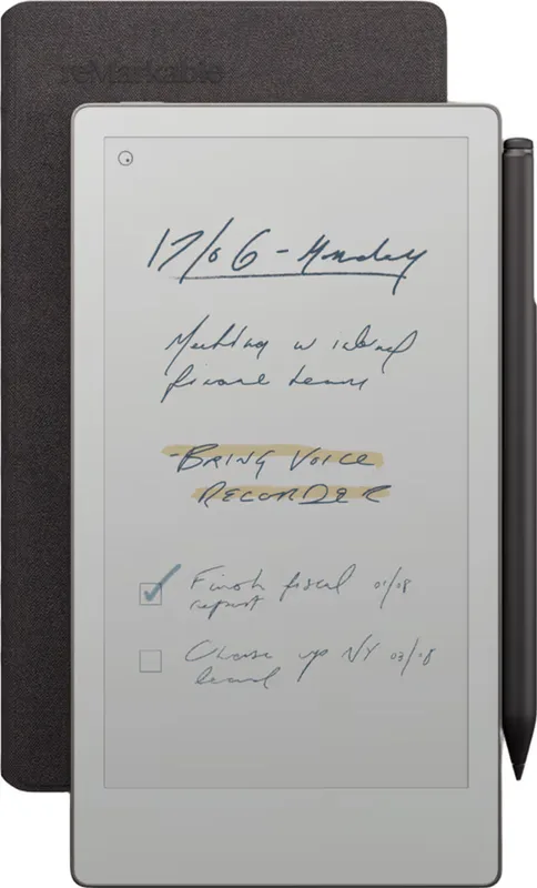 reMarkable Paper Pro Move E-ink-surfplatta + Marker Plus & Weave Folio