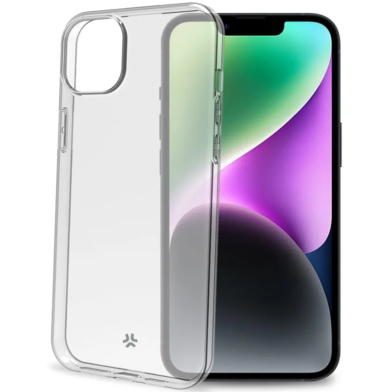 Celly Gelskin TPU-skal iPhone 15 Transparent