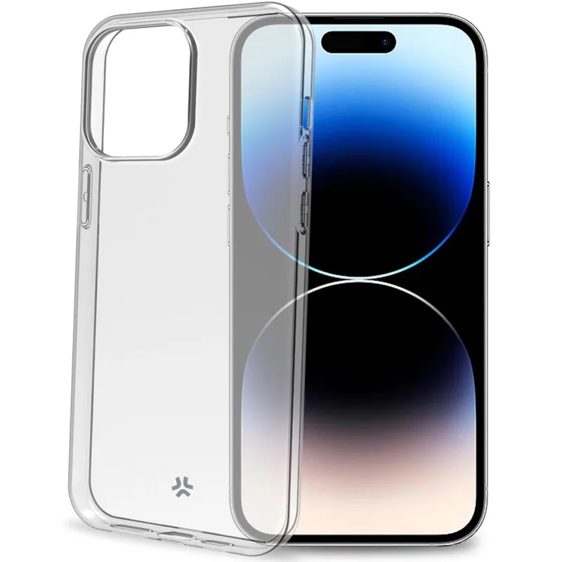 Celly Gelskin TPU-skal iPhone 15 Pro Transparent