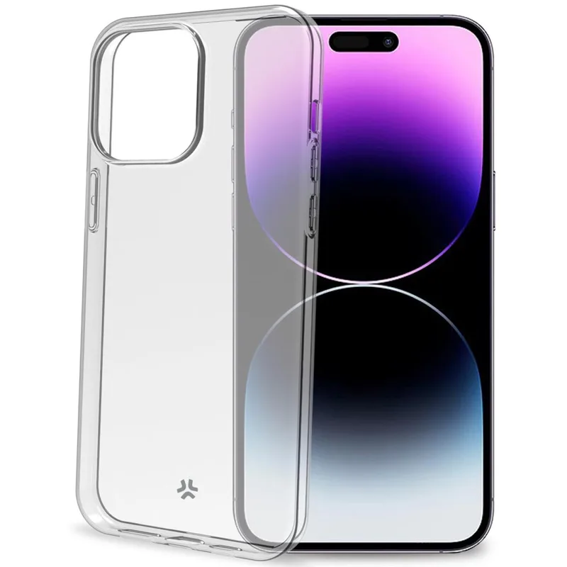 Celly Gelskin TPU-skal iPhone 15 Pro Max Transparent