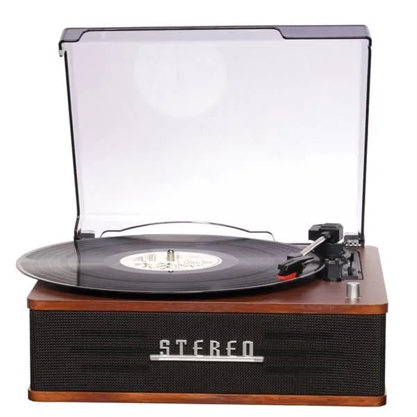 Denver retro skivspelare med Bluetooth och inbyggda