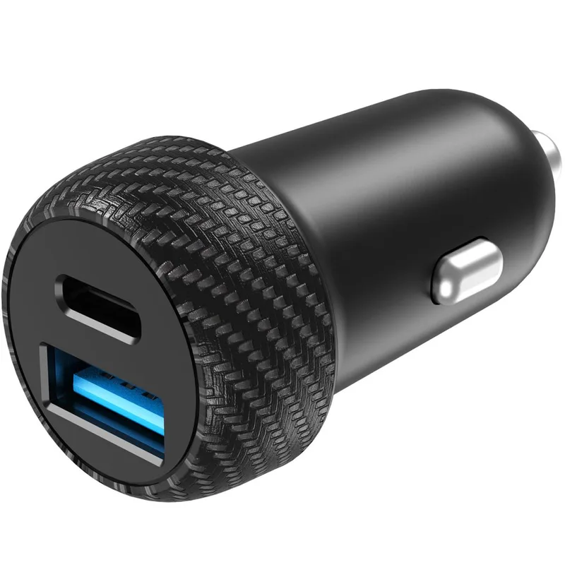 Celly: Billaddare 35W PD/QC Svart